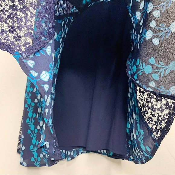 Draper James Meadow Vines Lace Fit & Flare Dress in Nassau Navy Size 4 $285 - Picture 4 of 10